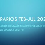 Horarios Feb-Jul 2022